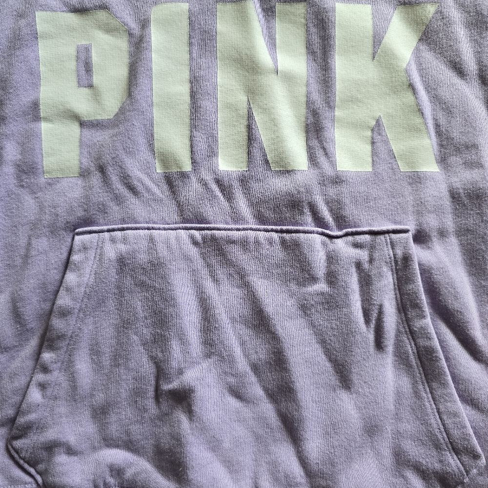 *LAST CHANCE* PINK Cropped Hoodie - Picture 2 of 3